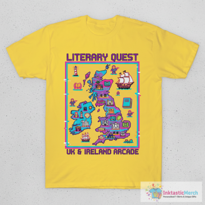 A Literary Map of the UK and Ireland T-Shirt