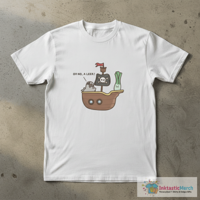 A Pirate Ship Leek T-Shirt