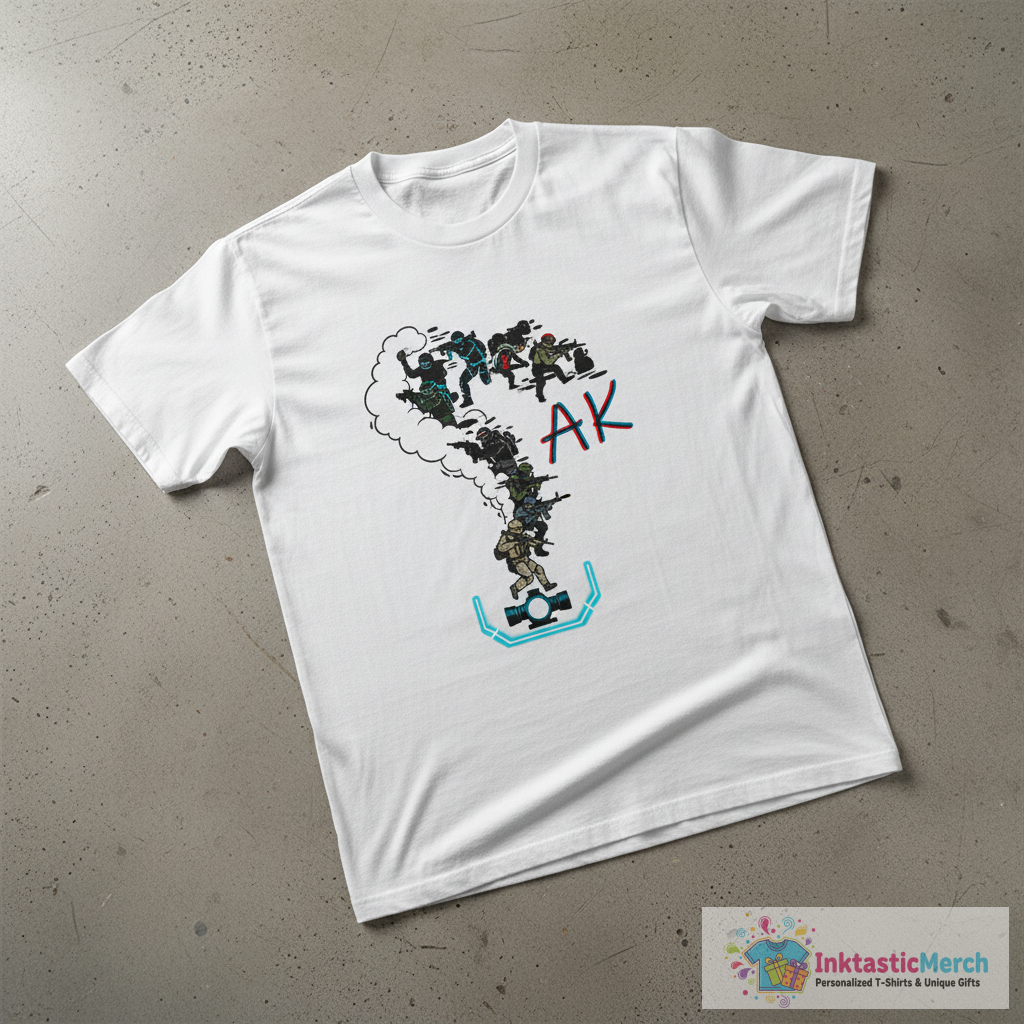 AK 47 spray pattern counter strike T-Shirt 1 AK 47 spray pattern counter strike T-Shirt