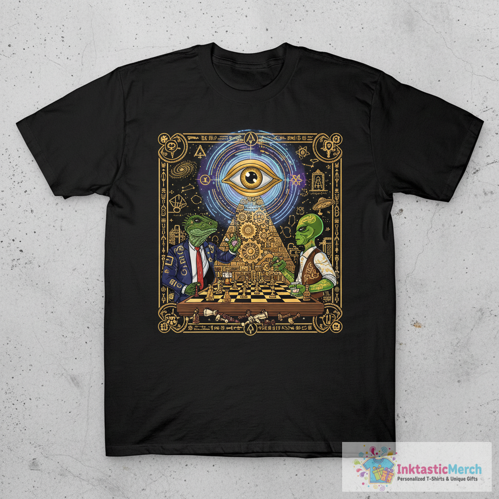 Alien Illuminati T-Shirt 1 Alien Illuminati T-Shirt