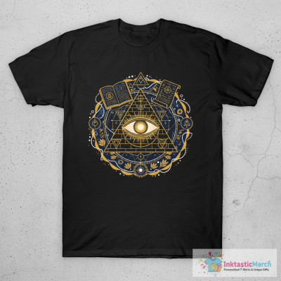 All-Seeing Eye – © heidiannemorris Scandinavian Folk Art T-Shirt