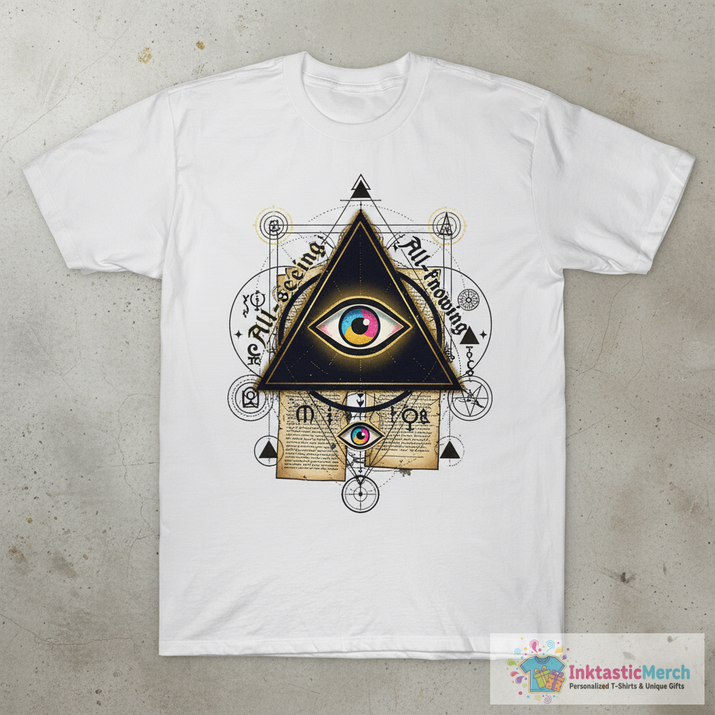All-Seeing Eye. T-Shirt 1 All-Seeing Eye. T-Shirt