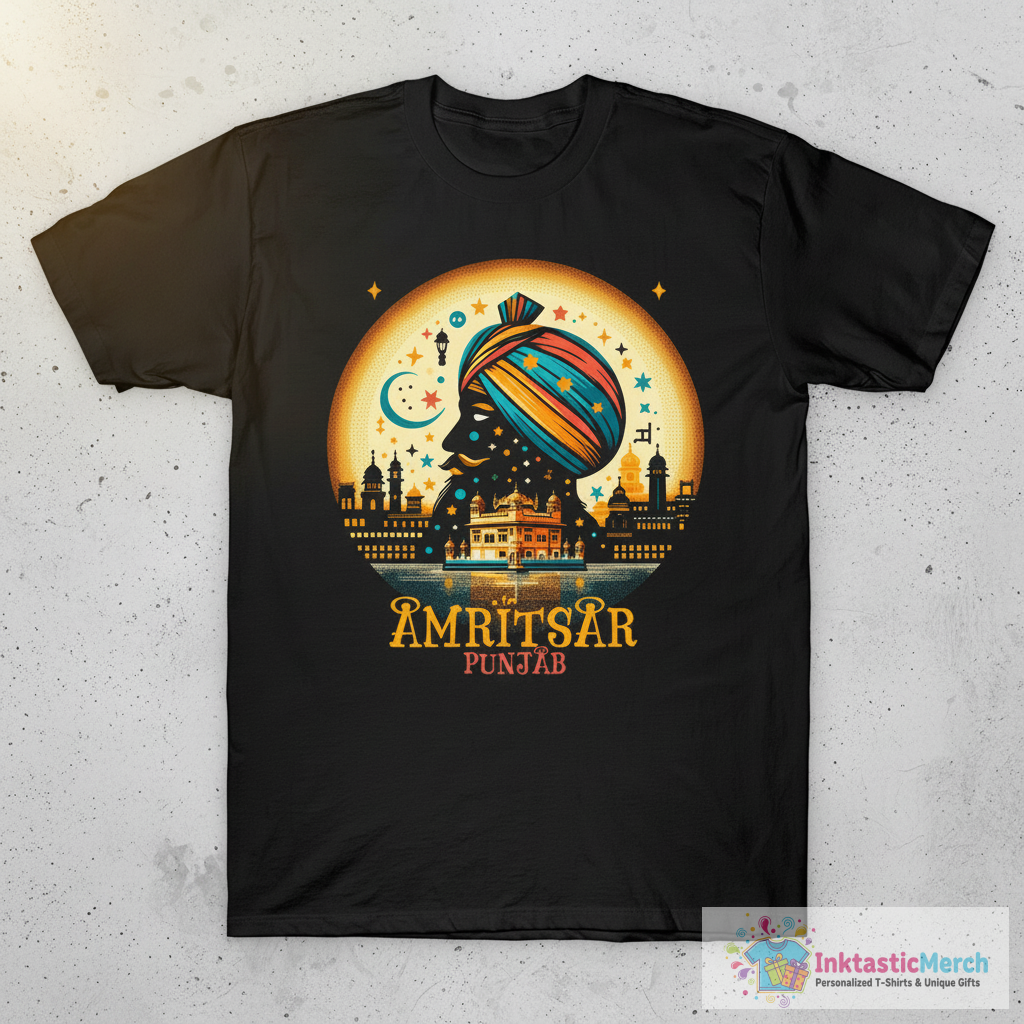 Amritsar, Punjab, India, Sikh. Golden temple T-Shirt 1 Amritsar, Punjab, India, Sikh. Golden temple T-Shirt