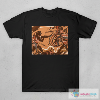 Ancient Greek Mythology Figure – Classic Pottery Art Style T-Shirt