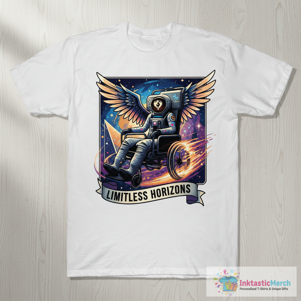 Astronaut in a wheelchair T-Shirt 1 Astronaut in a wheelchair T-Shirt