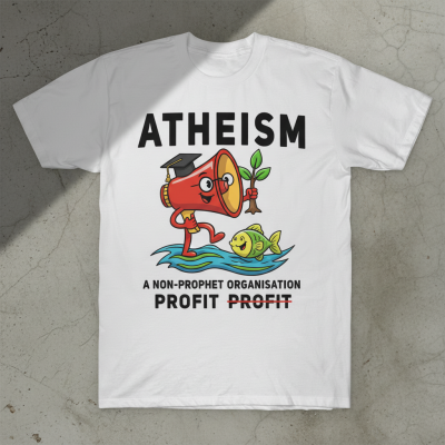 Atheism International: A non-prophet organisation T-Shirt