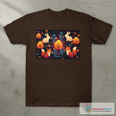 Autumn Woodland Forest Pattern T-Shirt