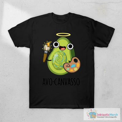 Avoca-gogh Cute Avocado Artist Pun T-Shirt