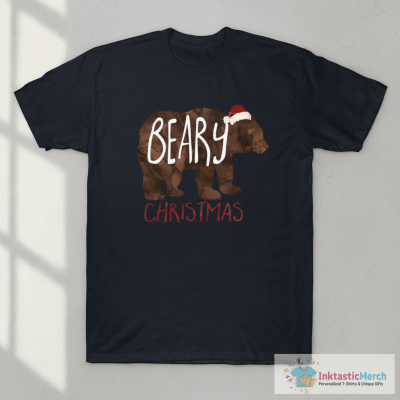 BEARY Christmas - punny design T-Shirt