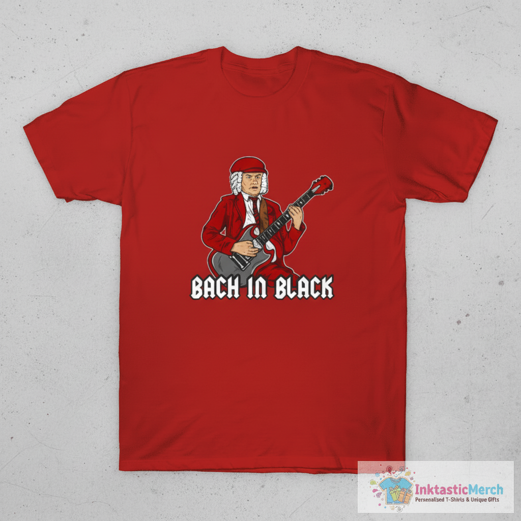 Bach In Black T-Shirt 1 Bach In Black T-Shirt