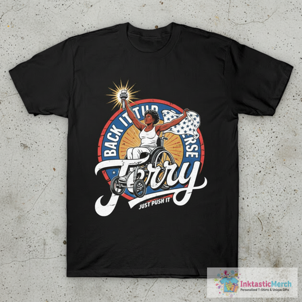 Back It Up Terry Put It In Reverse Wheelchair 4Th Of July T-Shirt 1 Back It Up Terry Put It In Reverse Wheelchair 4Th Of July T-Shirt
