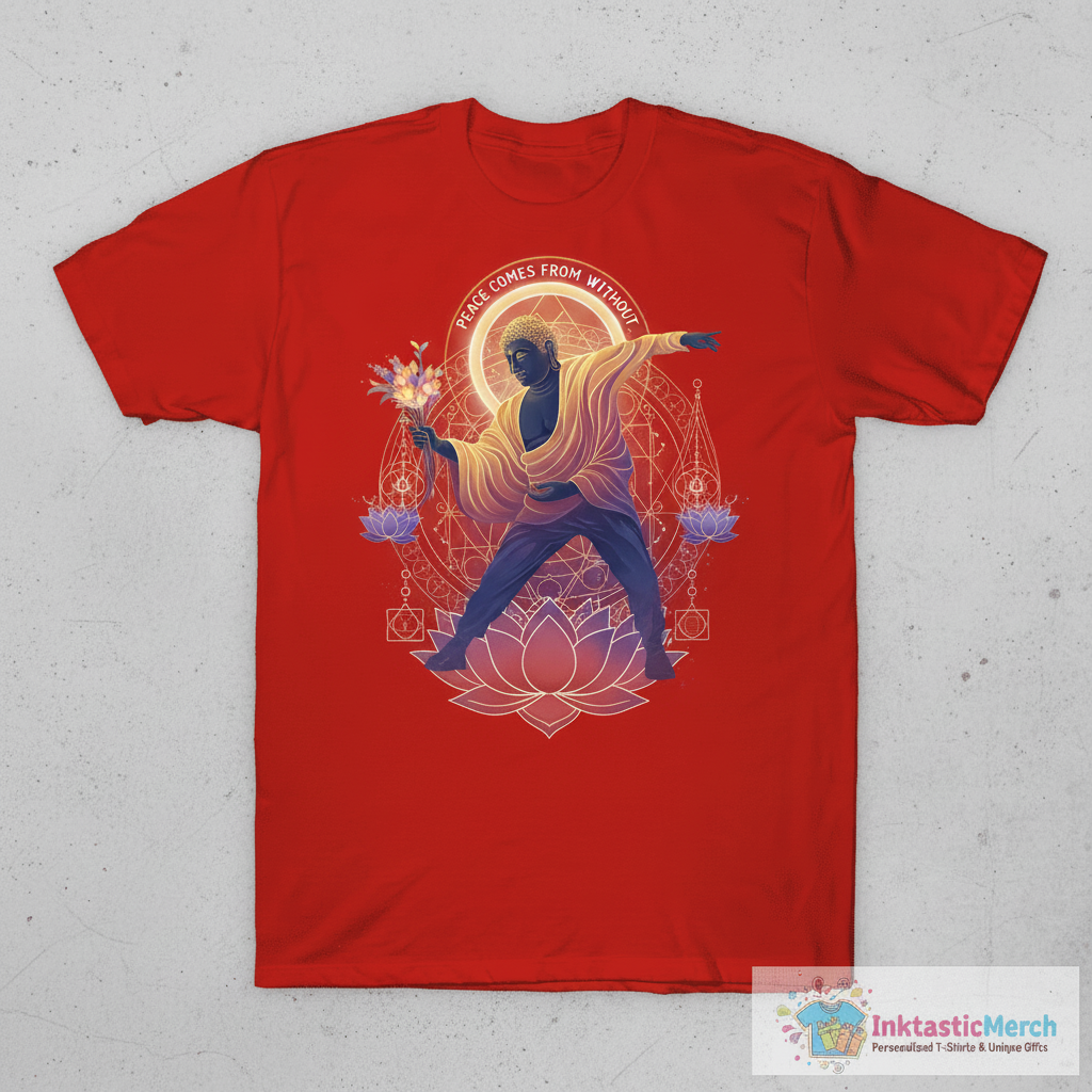 Banksy-Buddha T-Shirt 1 Banksy-Buddha T-Shirt