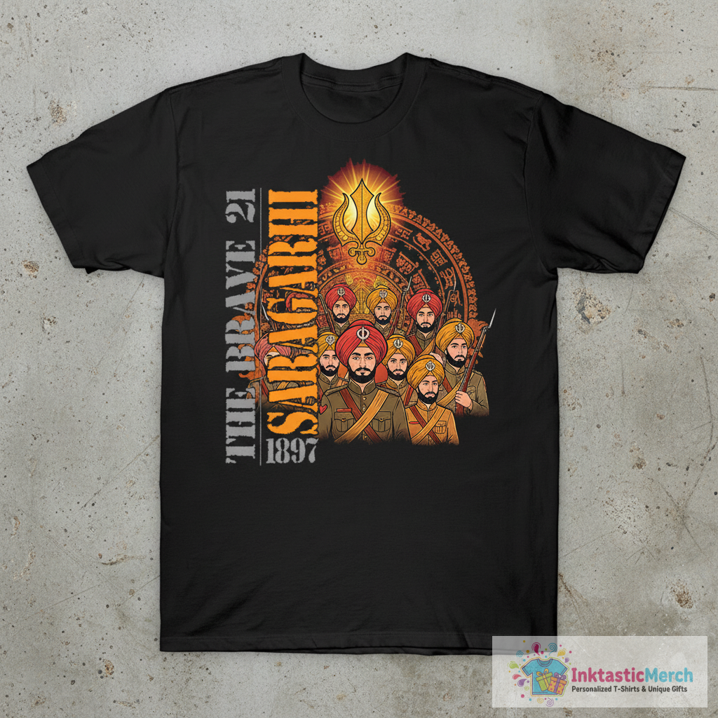 Battle of Saragarhi T-Shirt 1 Battle of Saragarhi T-Shirt