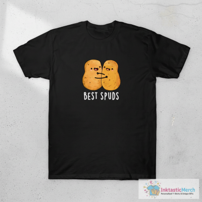 Best Spuds Cute Best Buddies Potato Pun T-Shirt