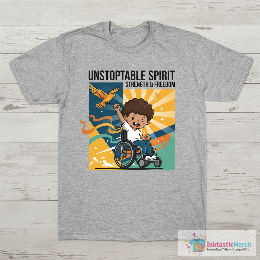 Boy In Wheelchair, Latino Boy, Cute Boy T-Shirt 1 Boy In Wheelchair, Latino Boy, Cute Boy T-Shirt
