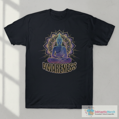 Buddha Awareness Design T-Shirt