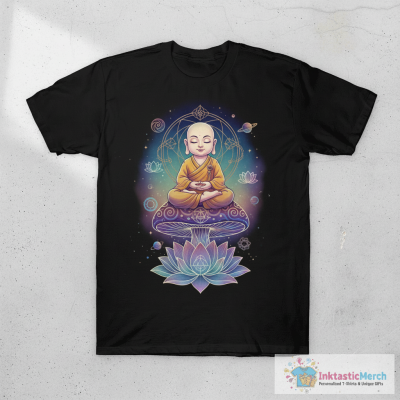 Buddha Mushroom Meditation T-Shirt