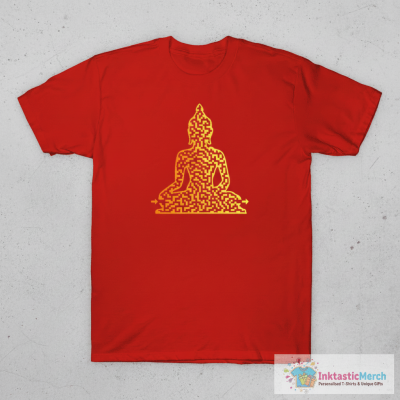 Buddha Shaped Maze & Labyrinth T-Shirt