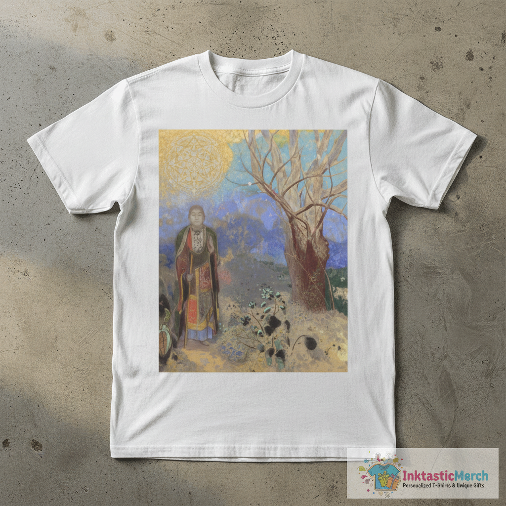 Buddha by Odilon Redon T-Shirt 1 Buddha by Odilon Redon T-Shirt