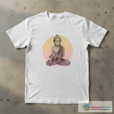 Buddha with cat 5 T-Shirt