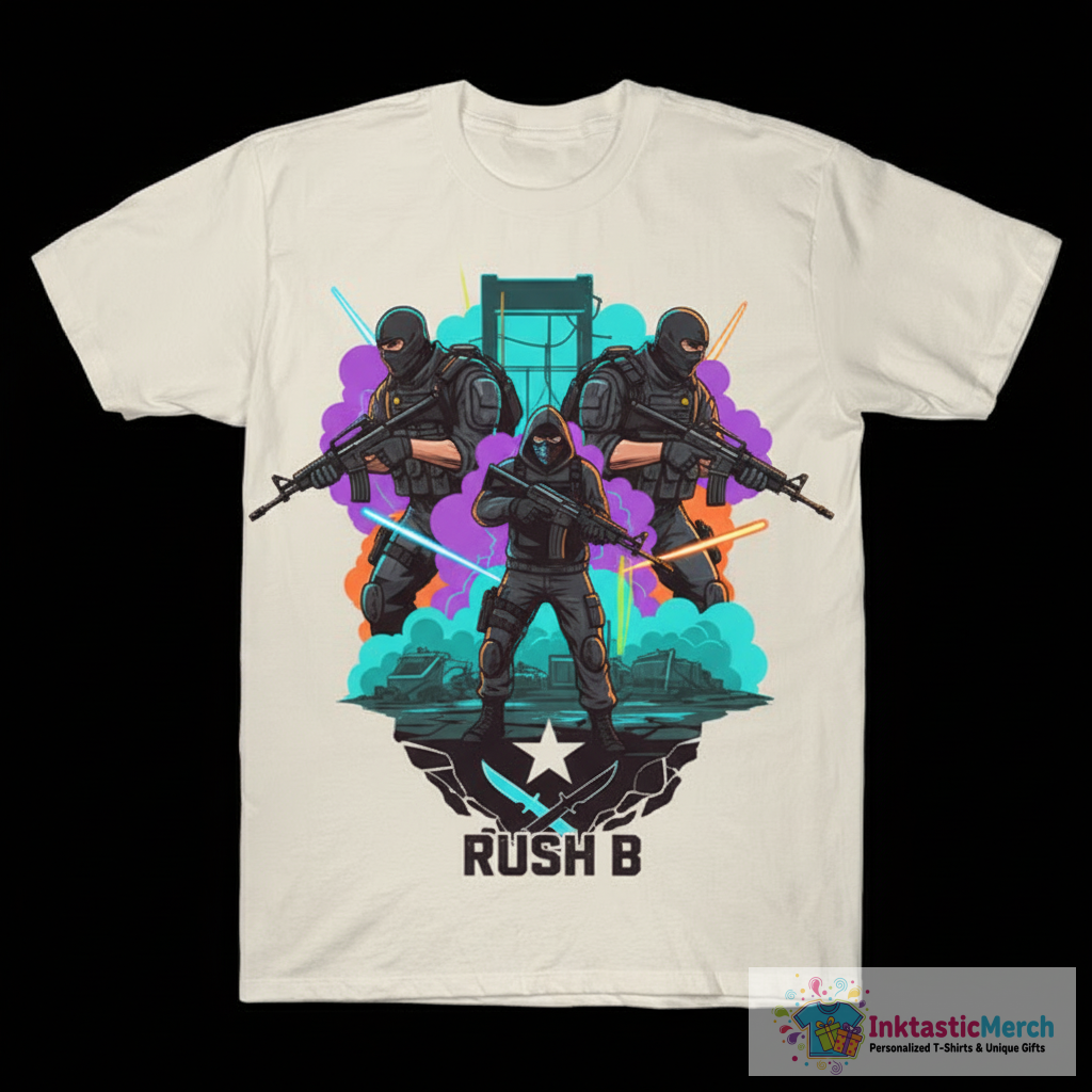 CSGO - Rush B T-Shirt 1 CSGO - Rush B T-Shirt