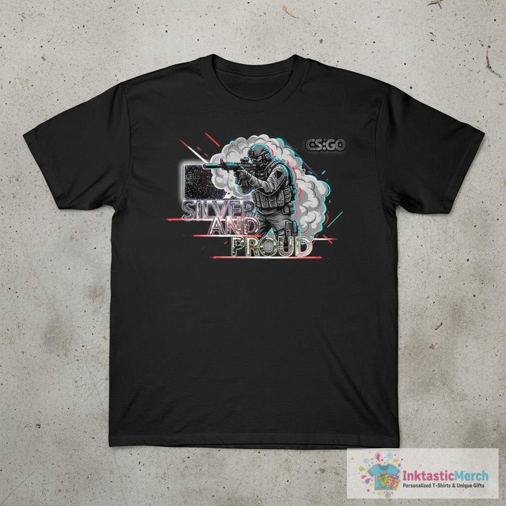 CSGO Silver Pride T-Shirt 1 CSGO Silver Pride T-Shirt
