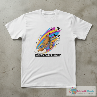 Cat In A Wheelchair T-Shirt