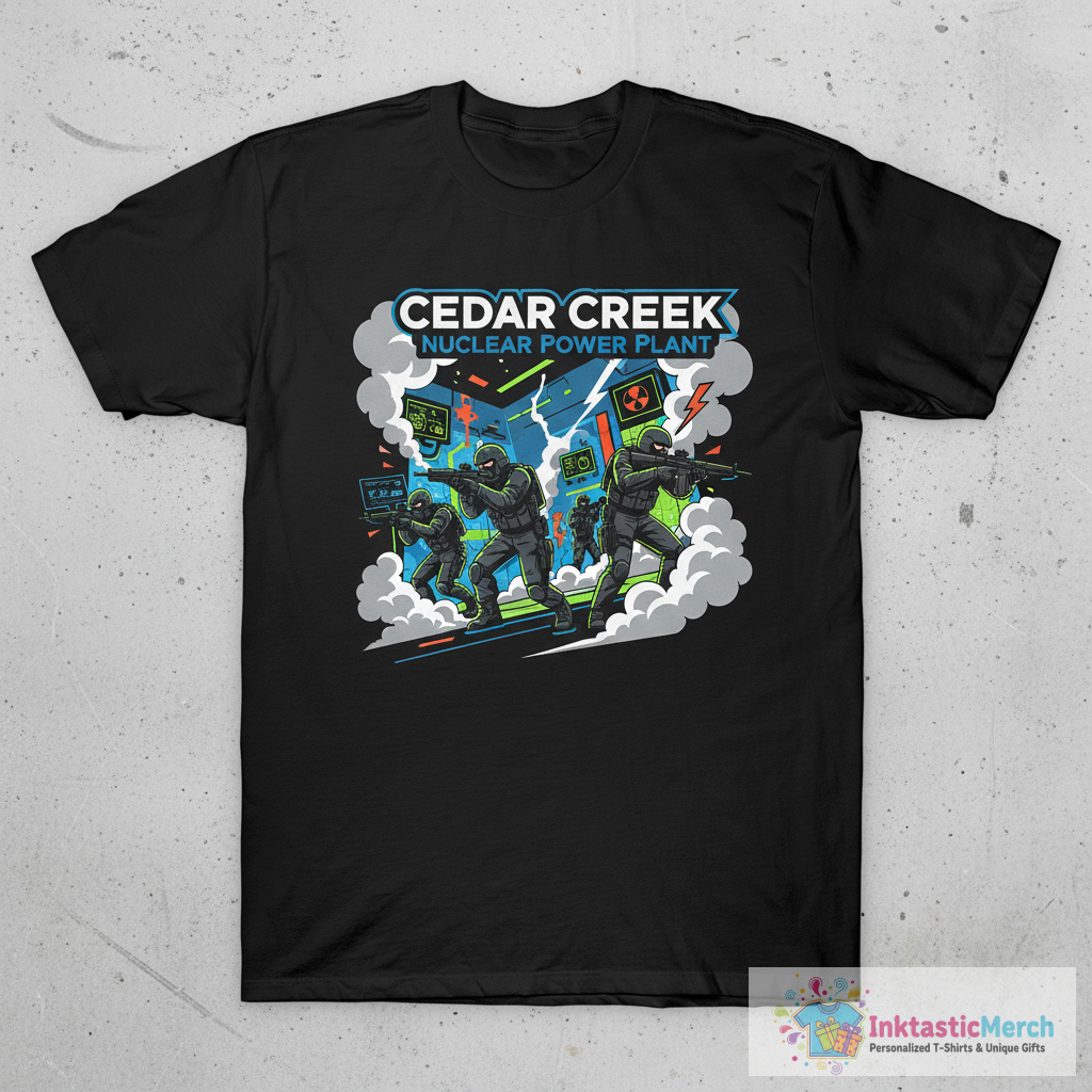 Cedar Creek Nuclear Power Plant T-Shirt 1 Cedar Creek Nuclear Power Plant T-Shirt