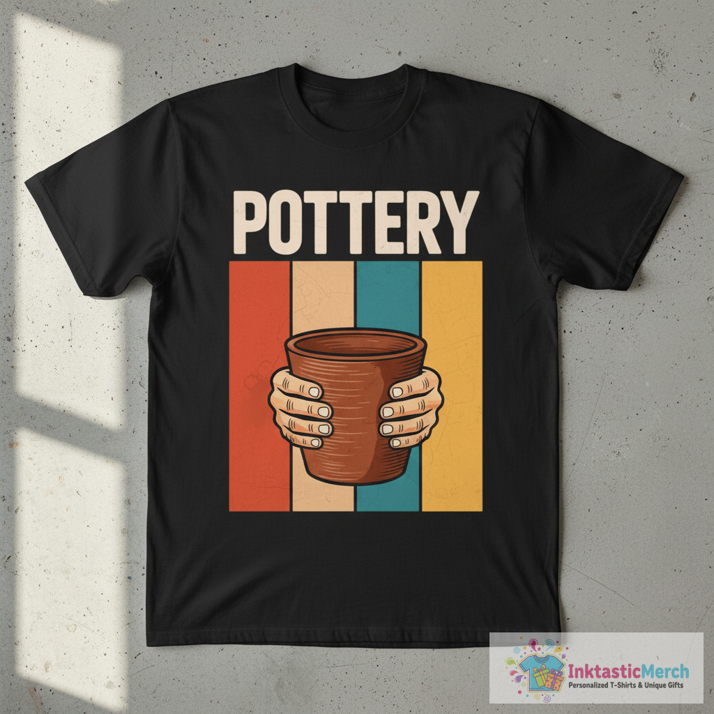 Ceramic Artist Clay Pot Pottery T-Shirt 1 Ceramic Artist Clay Pot Pottery T-Shirt