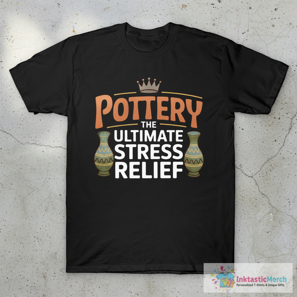 Ceramic Clay Potter, Pottery The Ultimate Stress Relief T-Shirt 1 Ceramic Clay Potter, Pottery The Ultimate Stress Relief T-Shirt