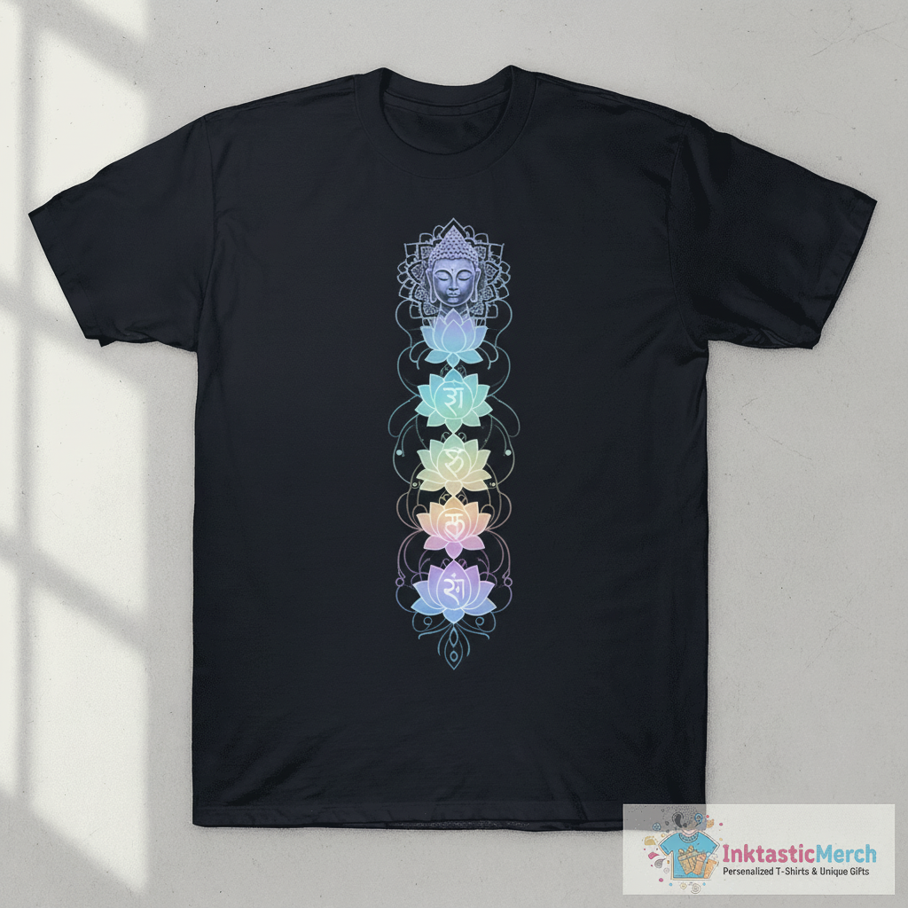 Chakra design T-Shirt 1 Chakra design T-Shirt
