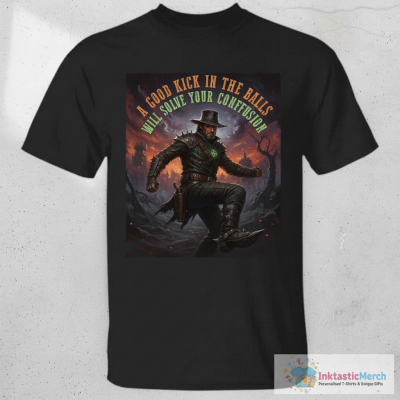 Clinton Eastwood A Good Kick In The Balls Will Solve Your Gender Confusion Shirt