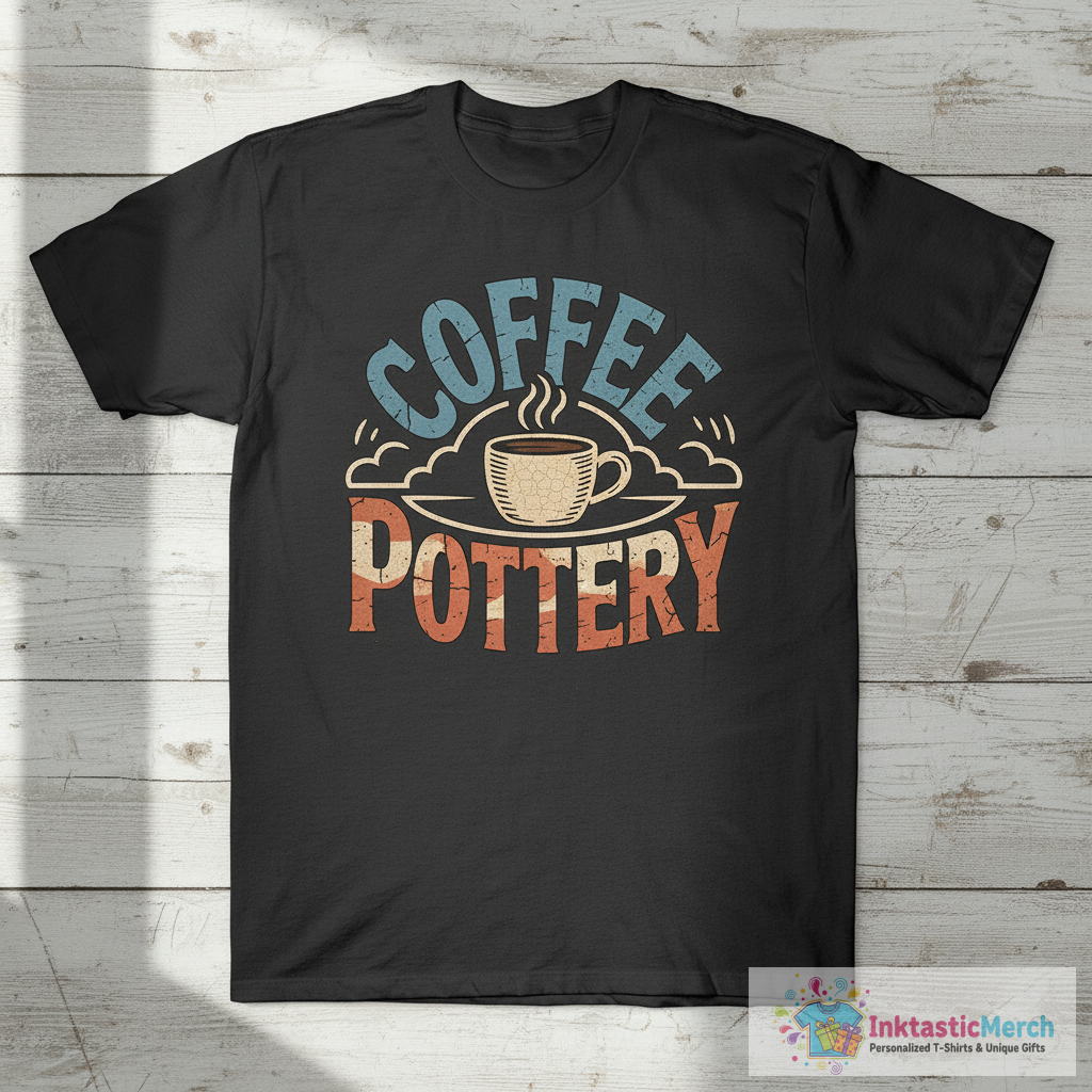 Coffee & Pottery Potter Potter Pottery T-Shirt 1 Coffee & Pottery Potter Potter Pottery T-Shirt