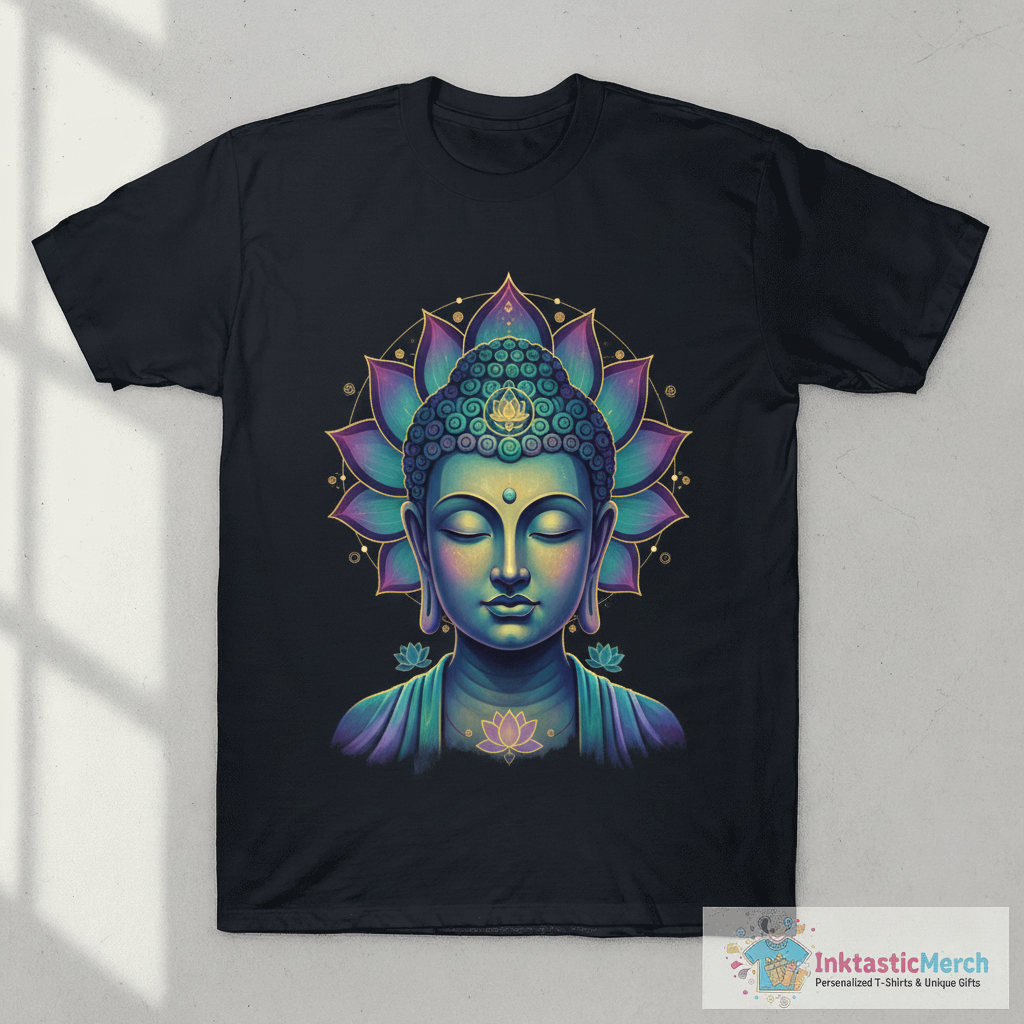 Colourful Buddha T-Shirt 1 Colourful Buddha T-Shirt