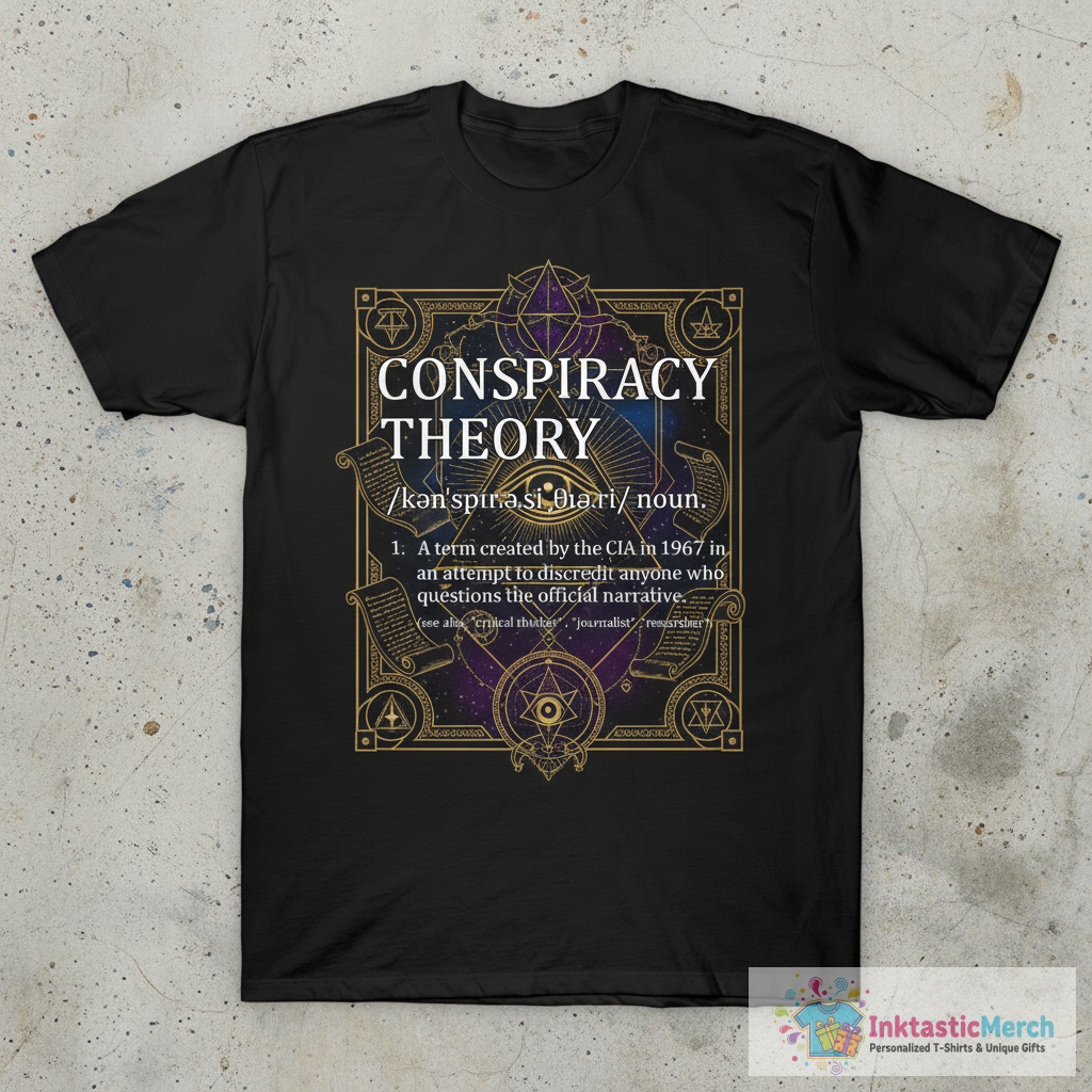 Conspiracy Theory Defination T-shirt T-Shirt 1 Conspiracy Theory Defination T-shirt T-Shirt
