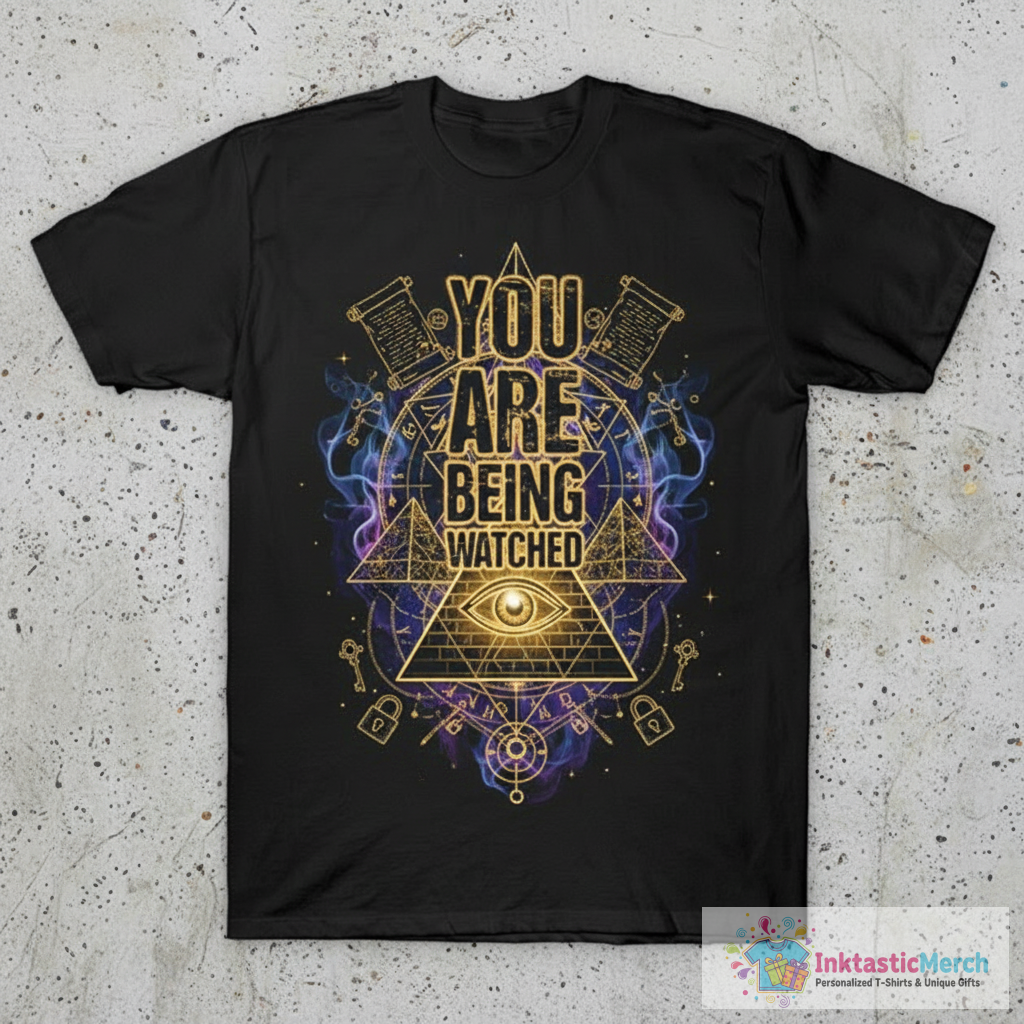 Conspiracy Theory - Government Illuminati Aliens T-Shirt 1 Conspiracy Theory - Government Illuminati Aliens T-Shirt