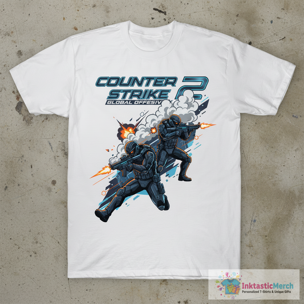 Counter Strike 2 Game T-Shirt 1 Counter Strike 2 Game T-Shirt