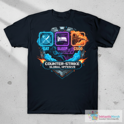 Counter-Strike Global Offensive AK-47 Gaming Tee T-Shirt