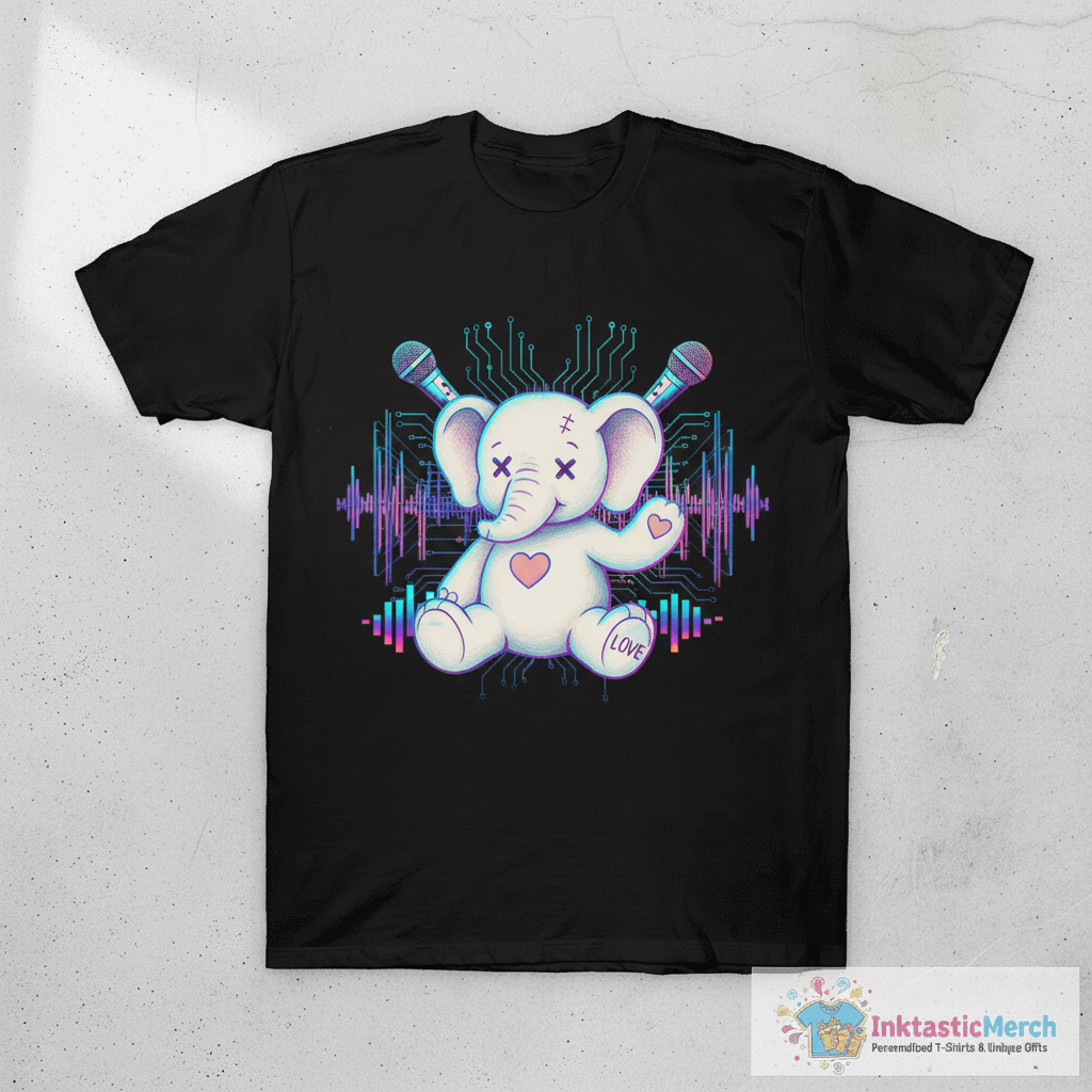 Cuddly Elephant Shirt – Love & Affection Cute Tee T-Shirt 1 Cuddly Elephant Shirt – Love & Affection Cute Tee T-Shirt