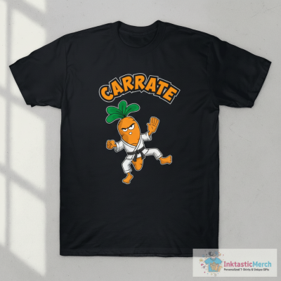 Cute & Funny Carrate Karate Training Carrot Pun T-Shirt
