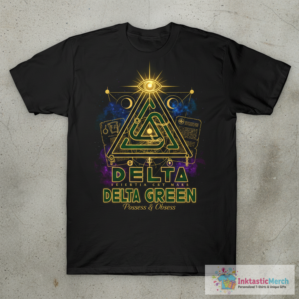 DELTA GREEN - warp stone T-Shirt 1 DELTA GREEN - warp stone T-Shirt
