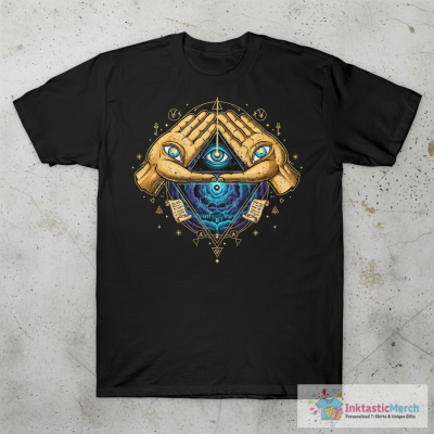 DMT Molecule Psychedelic Illuminati T-Shirt
