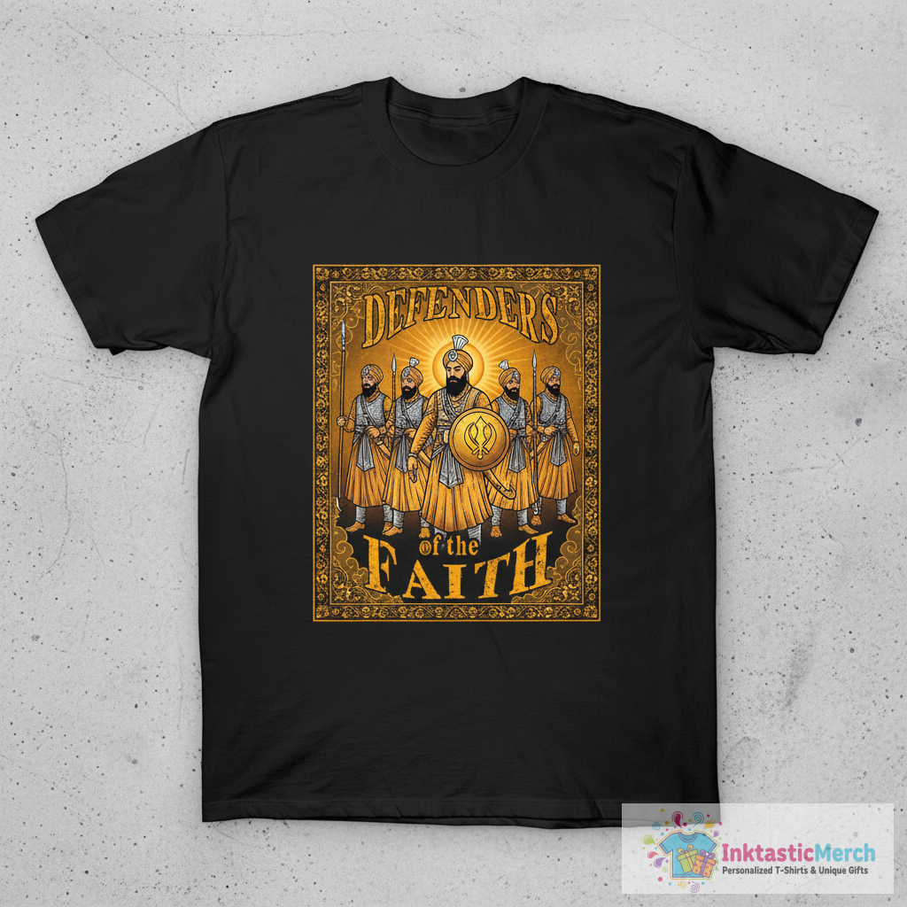 Defenders of the Sikh Faith T-Shirt 1 Defenders of the Sikh Faith T-Shirt