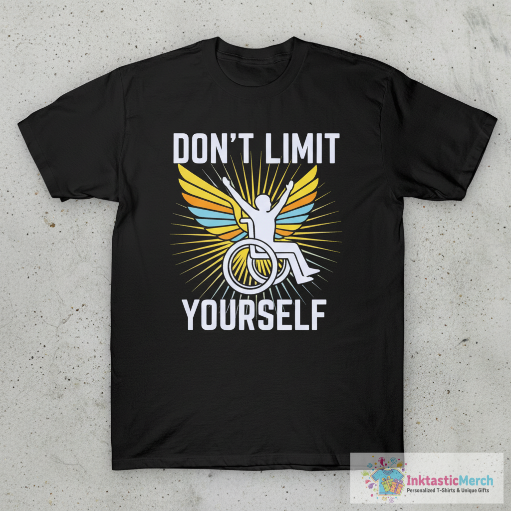 Don't Drink And Drive Wheelchair T-Shirt 1 Don't Drink And Drive Wheelchair T-Shirt