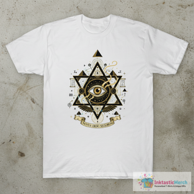 El Gran Ojo Illuminati Estrella Color T-Shirt