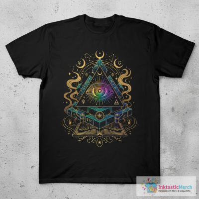 El Gran Ojo Illuminati White Piramid T-Shirt