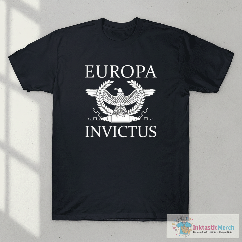 Europa Invictus - White Eagle T-Shirt 1 Europa Invictus - White Eagle T-Shirt