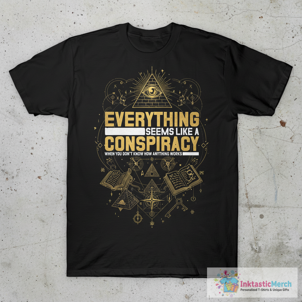 Everything seems like a conspiracy T-Shirt 1 Everything seems like a conspiracy T-Shirt