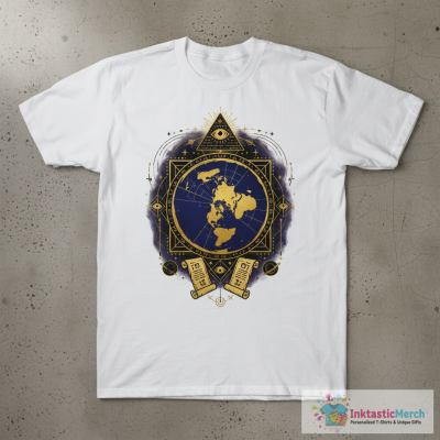 Flat Earth Map, Truth seeker, Printed Truth Gift Idea! T-Shirt