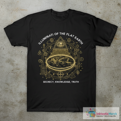 Flat earth society (explained) T-Shirt